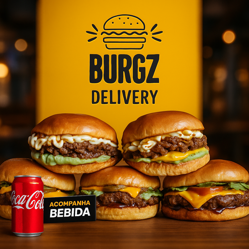 Combo Família 5 Lanches + Bebida + Fritas